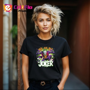 Tricou Joker ha ha explozie de miscare, Copii | Dama | Barbat , tricou negru - Img 8