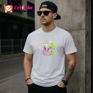 Tricou joker inimi si trefla text dublu verde, Copii | Dama | Barbat - Img 5