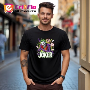 Tricou Joker ras isteric costum mov, Copii | Dama | Barbat , tricou negru - Img 11