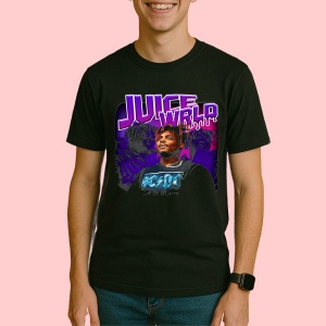 Tricou Juice WRLD, muzica Hip-Hop / Trap, Dama | Barbat | Copii, Culoare Negru