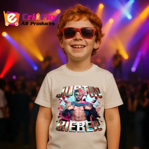 Tricou Justin Bieber - Shirtless Portrait, muzica Hip-Hop / Trap, Dama | Barbat | Copii - Img 10
