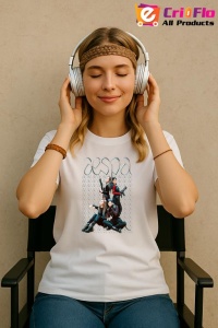 Tricou K-Pop cu AESPA, din bumbac 100% Copii | Dama | Barbat - Img 3
