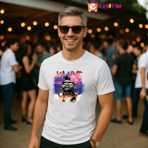 Tricou Kanye West - Sunglasses Glow, muzica Hip-Hop / Trap, Dama | Barbat | Copii - Img 4