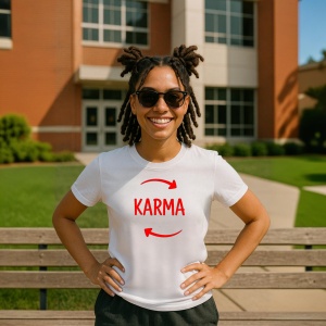 Tricou Karma Se introace Garantat - Copii | Dama | Barbat - Img 8