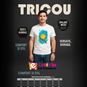 Tricou Kazakhstan Steag Splash Art, Copii | Dama | Barbat - Img 6