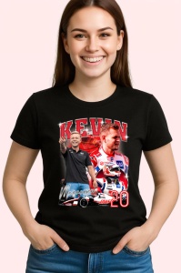 Tricou Kevin Magnussen Poster Colaj Echipa Haas Formula 1, Copii | Dama | Barbat - Img 3