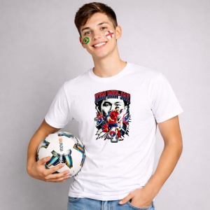 Tricou Kim Min Jae South Korea World Cup Fifa 2026, din bumbac 100%, tricou alb, Copii | Dama | Barbat - Img 3
