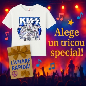 Tricou KISS - Blue Stage, muzica POP, Dama | Barbat | Copii - Img 9
