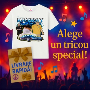 Tricou Koykoy - Masked Blue Scene, muzica POP, Dama | Barbat | Copii - Img 7