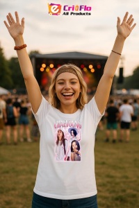 Tricou KPOP dama cu trupa formatia CHAEYOUNG 10 , music Coreean 199 - Img 9