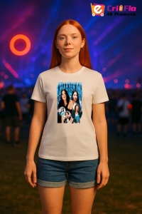 Tricou KPOP dama cu trupa formatia CHAEYOUNG , music Coreean 198 - Img 7