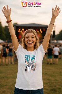 Tricou KPOP dama cu trupa formatia FELIX , music Coreean 209 - Img 9