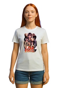 Tricou KPOP dama cu trupa formatia lisa 5 , music Coreean 258 - Img 3