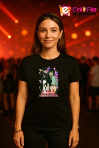Tricou KPOP dama cu trupa formatia LISA 6 , music Coreean 259 - Img 3