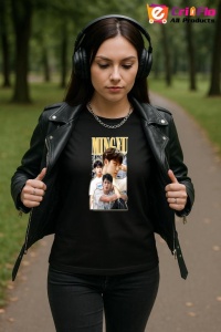 Tricou KPOP dama cu trupa formatia MINGYU , music Coreean 270