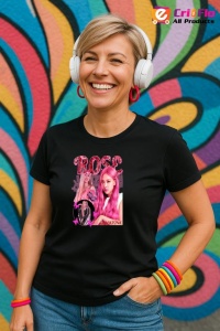 Tricou KPOP dama cu trupa formatia ROSE BLOACK PINK , music Coreean 281 - Img 4