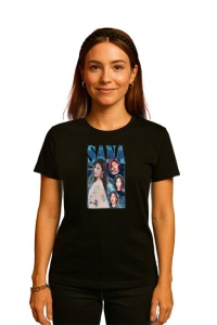 Tricou KPOP dama cu trupa formatia SANA 2 , music Coreean 284 - Img 2
