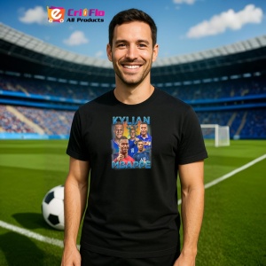 Tricou Kylian Mbappe France Top - Copii | Dama | Barbat - Img 12