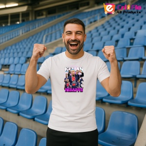 Tricou Kylian Mbappe PSG goal - Copii | Dama | Barbat - Img 9