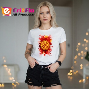 Tricou Kyrgyzstan Steag Splash Art, Copii | Dama | Barbat - Img 10