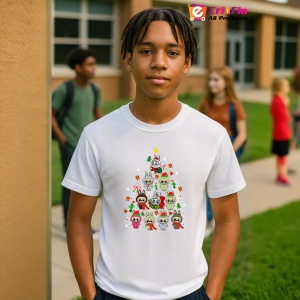 Tricou Labubu brad bebe, Unisex Dama si Barbat | Copii - Img 10