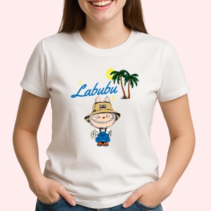 Tricou Labubu detectiv, Unisex Dama si Barbat | Copii - Img 2