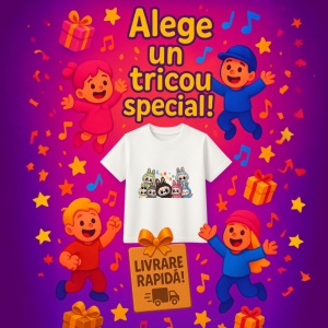 Tricou Labubu gasca completa, Unisex Dama si Barbat | Copii - Img 6