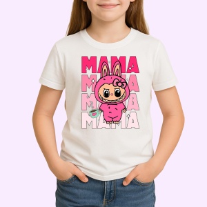 Tricou Labubu mama mama, Unisex Dama si Barbat | Copii
