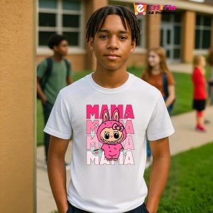 Tricou Labubu mama mama, Unisex Dama si Barbat | Copii - Img 10
