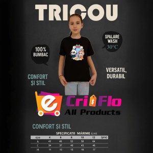 Tricou Labubu mommy morcov, Unisex Dama si Barbat | Copii, Culoare Negru - Img 12