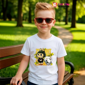Tricou Labubu zoom out, Unisex Dama si Barbat | Copii - Img 5