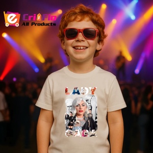 Tricou Lady Gaga - Fashion Collage, muzica POP, Dama | Barbat | Copii - Img 14
