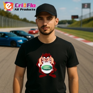 Tricou Land Rover Tazz Zambeste Amenintator | Unisex Dama si Barbat - Img 2