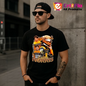 Tricou Lando Norris Poster Colaj Echipa Mclaren Formula 1, Copii | Dama | Barbat - Img 9
