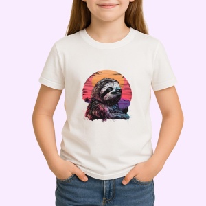 Tricou Lenes cu peisaj la apus stil tropical Copii | Dama | Barbat - Img 4
