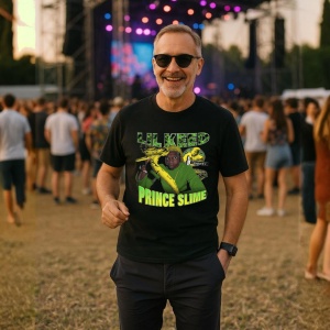 Tricou Lil Keed - Prince Slime, muzica INDIE, Dama | Barbat | Copii, Culoare Negru - Img 9