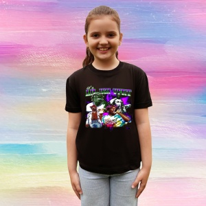 Tricou Lil Uzi Vert - Purple Squad, muzica INDIE, Dama | Barbat | Copii, Culoare Negru - Img 4