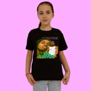 Tricou Lil Wayne, muzica Indie Pop, Dama | Barbat | Copii, Culoare Negru - Img 2