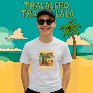 Tricou Lirili Larila Texas ** Tralalero Tralala Copii | Dama | Barbat - Img 9