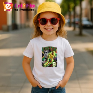Tricou Lyle Foster Africa De Sud Fotbal, din bumbac 100% , tricou alb pentru Copii | Dama | Barbat - Img 5
