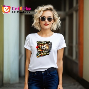 Tricou Ma Enervez Elegant La Fiecare Gol Ratat Fotbal, din bumbac 100% , tricou alb pentru Copii | Dama | Barbat - Img 8