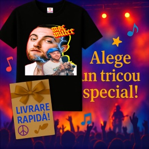 Tricou Mac Miller (1), muzica Rap, Dama | Barbat | Copii, Culoare Negru - Img 7
