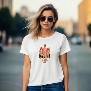 Tricou Mamica fericita - Copii | Dama | Barbat - Img 11