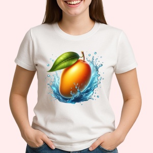 Tricou Mango si val racoritor, Fructe, Copii | Dama - Img 2