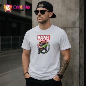 Tricou Marvel super eroi celebri precum Hulk Thor si Iron Man, Copii | Dama | Barbat - Img 5