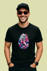 Tricou Masina Formula 1 Poligonala, Copii | Dama | Barbat, culoare negru - Img 2