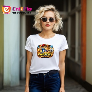 Tricou Match Mode Copil Fotbalist Minge V1, din bumbac 100% , tricou alb pentru Copii | Dama | Barbat - Img 8