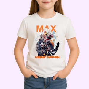 Tricou Max Verstappen Ilustratie Artistica Campion Formula 1, Copii | Dama | Barbat - Img 3