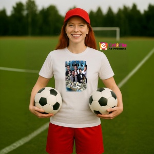 Tricou Messi Lionel Cash Money The Best - Copii | Dama | Barbat - Img 2