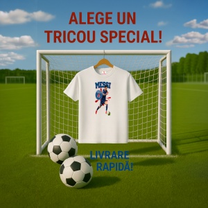 Tricou Messi Lionel PSH ball - Copii | Dama | Barbat - Img 8